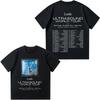 Ultrasound World Tour 2025 T-shirts Graphic Tee Hip Hop Singer Y2K Tops Printed Cotton Short Sleeves Unisex