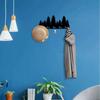 Bathroom Decoration Metal Key Rack Wall Mounted Modern Wall Storage Hook Creative Hanging Clothes Hanger Coat