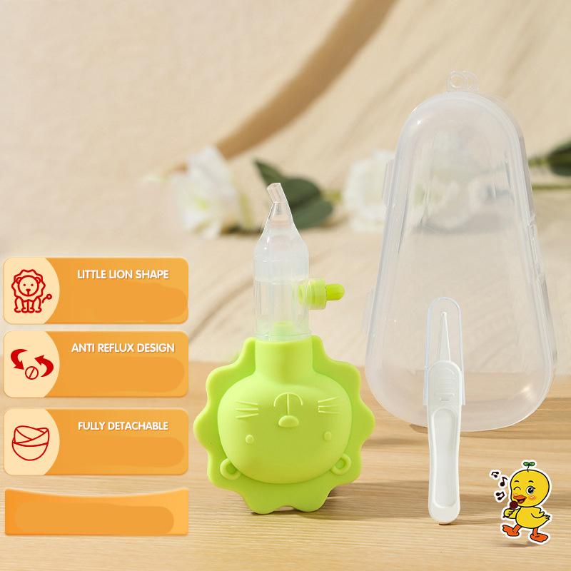 Набор детского назального аспиратора Dora Doobie Baby для очистки детских соплей, мультяшный назальный аспиратор, пинцет