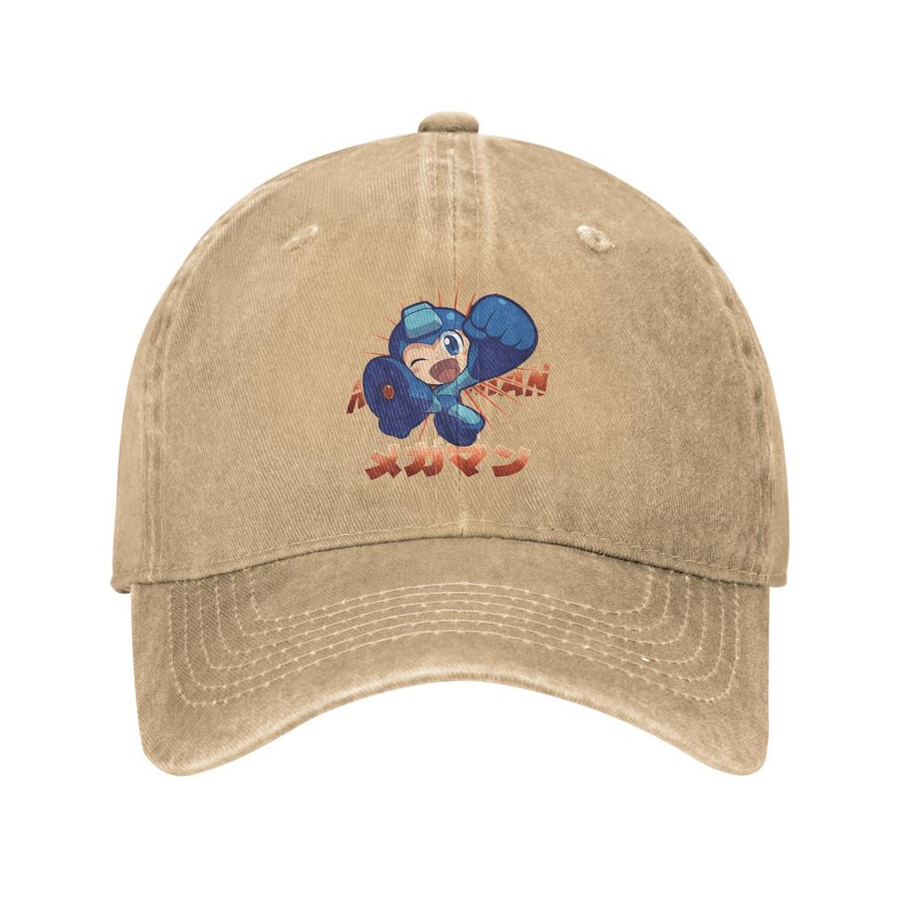 Game Mega Robot Man Baseball Cap Sun  Hiking Fishing Adjustable Washed Trucker Unisex Men Streetwear Custom Logo Baseball Caps