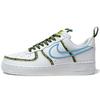 Air Force 1 Low Worldwide White Blue Fury Volt Sneakers CK7213-100