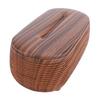 Wood Grain Essential Oil Diffuser 3 Timer Settings Aromatherapy Humidifier with LED Lights Remote Control Dry Burn  