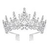 Bridal Crown Tiara Princess Queen Fairy Bridal Headpiece Wedding Crown Alloy Rhinestone Birthday Party Prom Gift