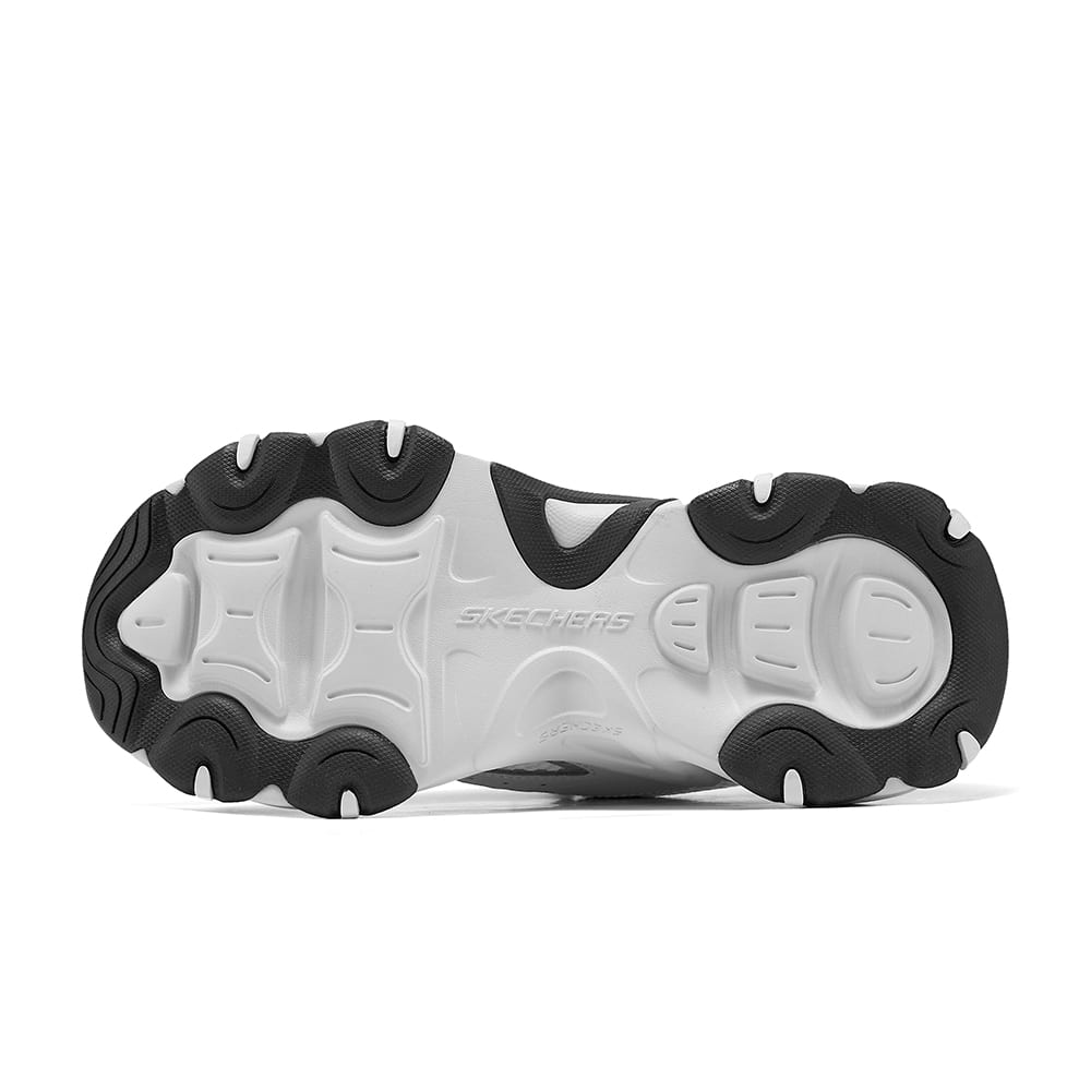 Skechers D'LITES 5.0 Амортизация Устойчивость к истиранию Поддержка Легкие Низкие Кроссовки на массивной подошве Женские Серебристые 150523-WSLB