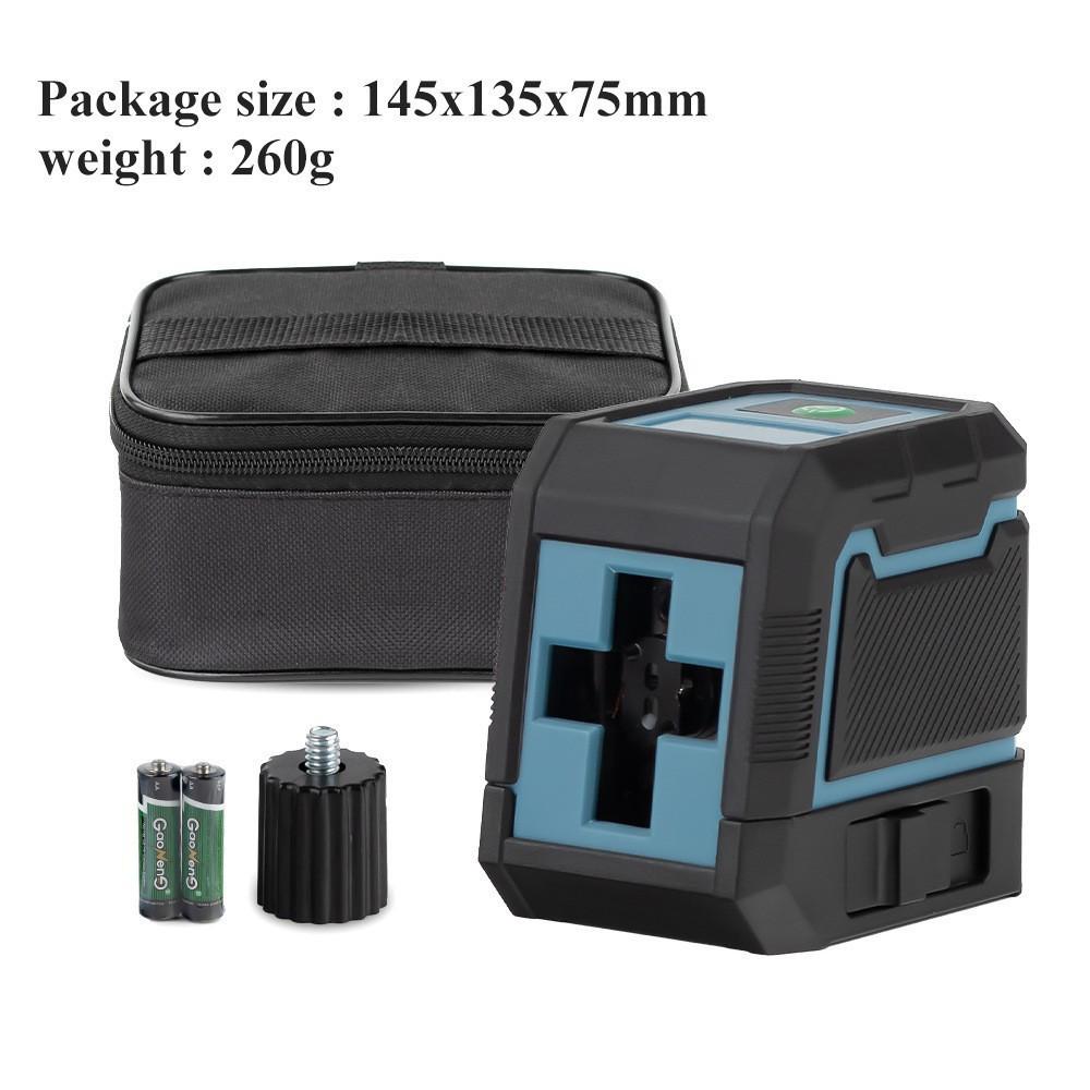Лазерный уровень Cross Mini 5-линейный, 2-линейный, высокоточный, инфракрасный, с ярким лучом и пузырьковым уровнем