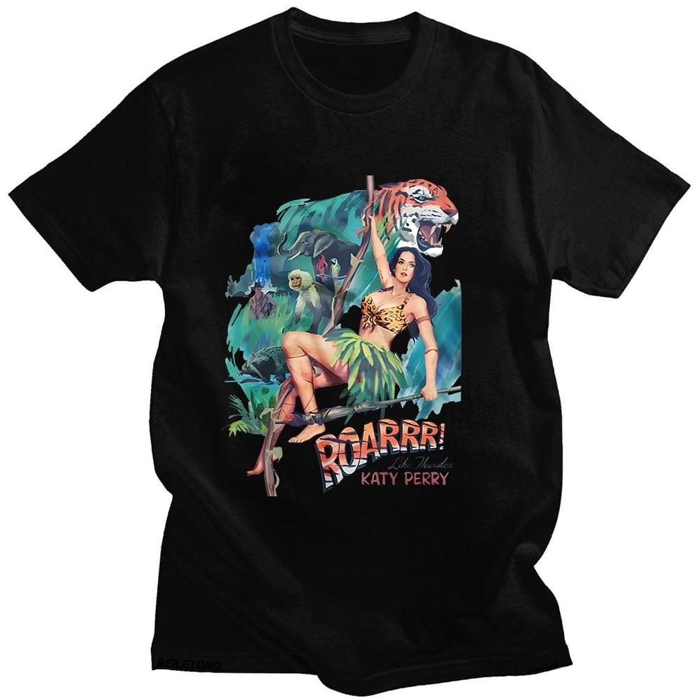 Katy Perry Streetwear Hip Hop Short Sleeve T-Shirt Graphic Unisex T Shirt