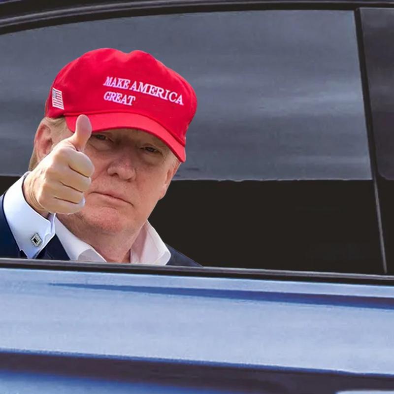 Президент Трамп наклейка на автомобиль 2024 голосование смешная наклейка на окно автомобиля знаменитость авто наклейка на окно автомобиля украшения аксессуары