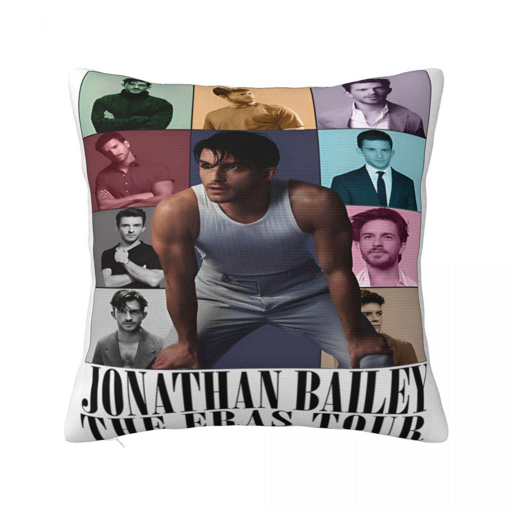 Jonathan Bailey Pillow Cover Square Pillow Case Cushion Cover Funny Custom DIY Pillowcases For Living Room Chair