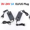 Универсальный адаптер переменного тока 220 В в постоянный ток 3 В-24 В 1 А 5 В 6 В 8 В 9 В 12 В 15 В 16 В 18 В Зарядное устройство Регулируемый адаптер питания 1000 мА