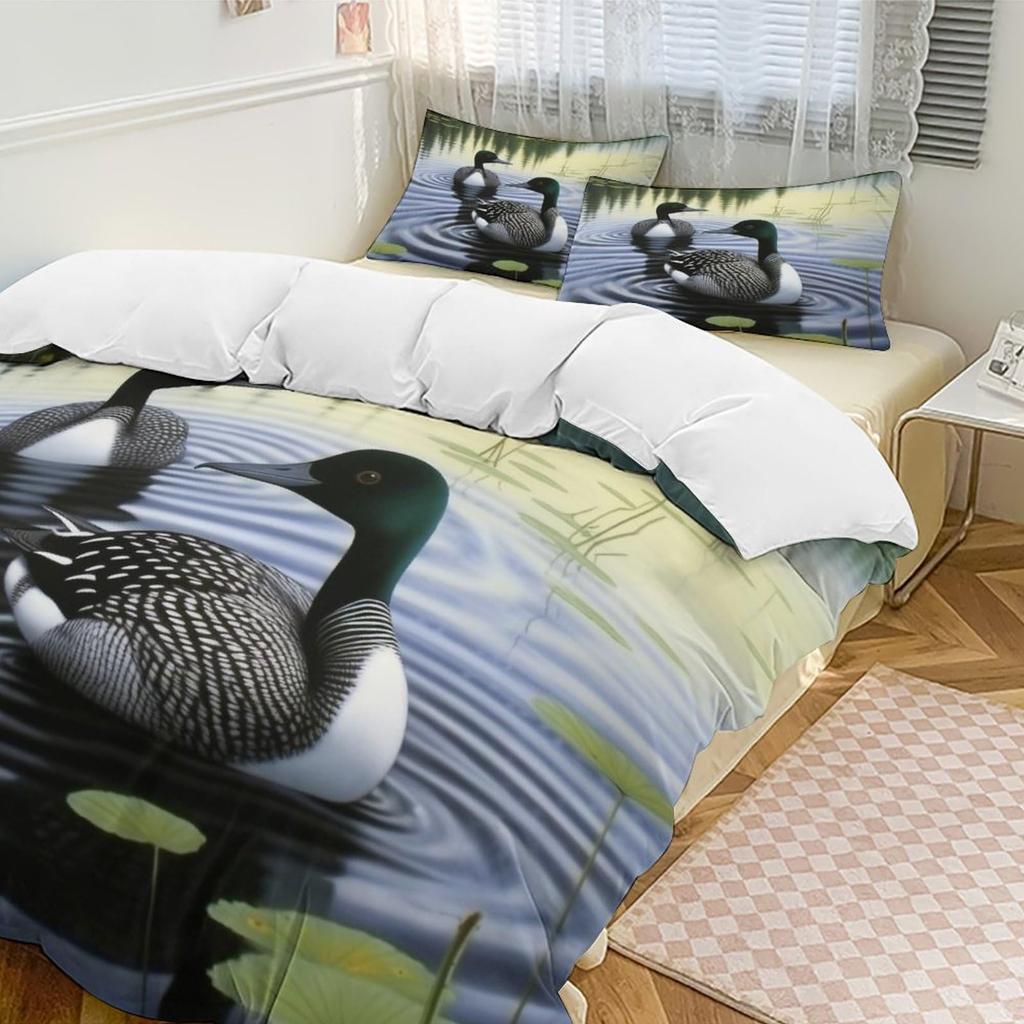 Комплекты пододеяльников Lake для детей, подростков, двуспальные, легкие, пуховые, декор для спальни, 2 наволочки, 1 пододеяльник, без одеяла