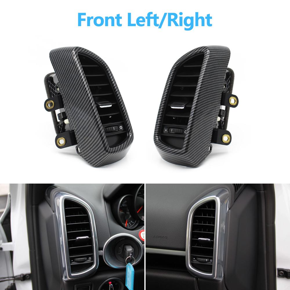 Углеродное волокно автомобиля передняя левая правая задняя решетка кондиционера переменного тока в сборе для Porsche Cayenne 958
