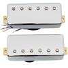 Artec MLA97 Alnico 5 Covered Mini Humbucker Pickup PU Set for Electric Chrome Neck/Bridge Guitar,