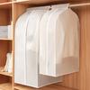 Пылезащитный чехол для одежды большого размера с застежкой-молнией, прозрачный защитный чехол для костюма, пальто, подвесная сумка для хранения