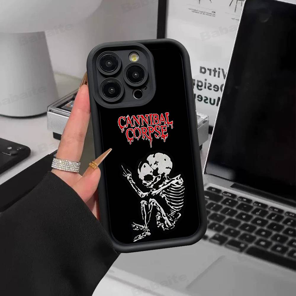 C-Cannibal C-Corpse Band Phone Case For IPhone 16 15 14 Plus 13 12 11 17 Pro Max Pro Soft Cover