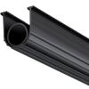 Garage Door Seals Bottom Rubber, U Shape +O Ring Combination Garage Door Bottom Weather Seal, 20ft Weatherproofing Garage Door Seal, 5/16 inch T-ends