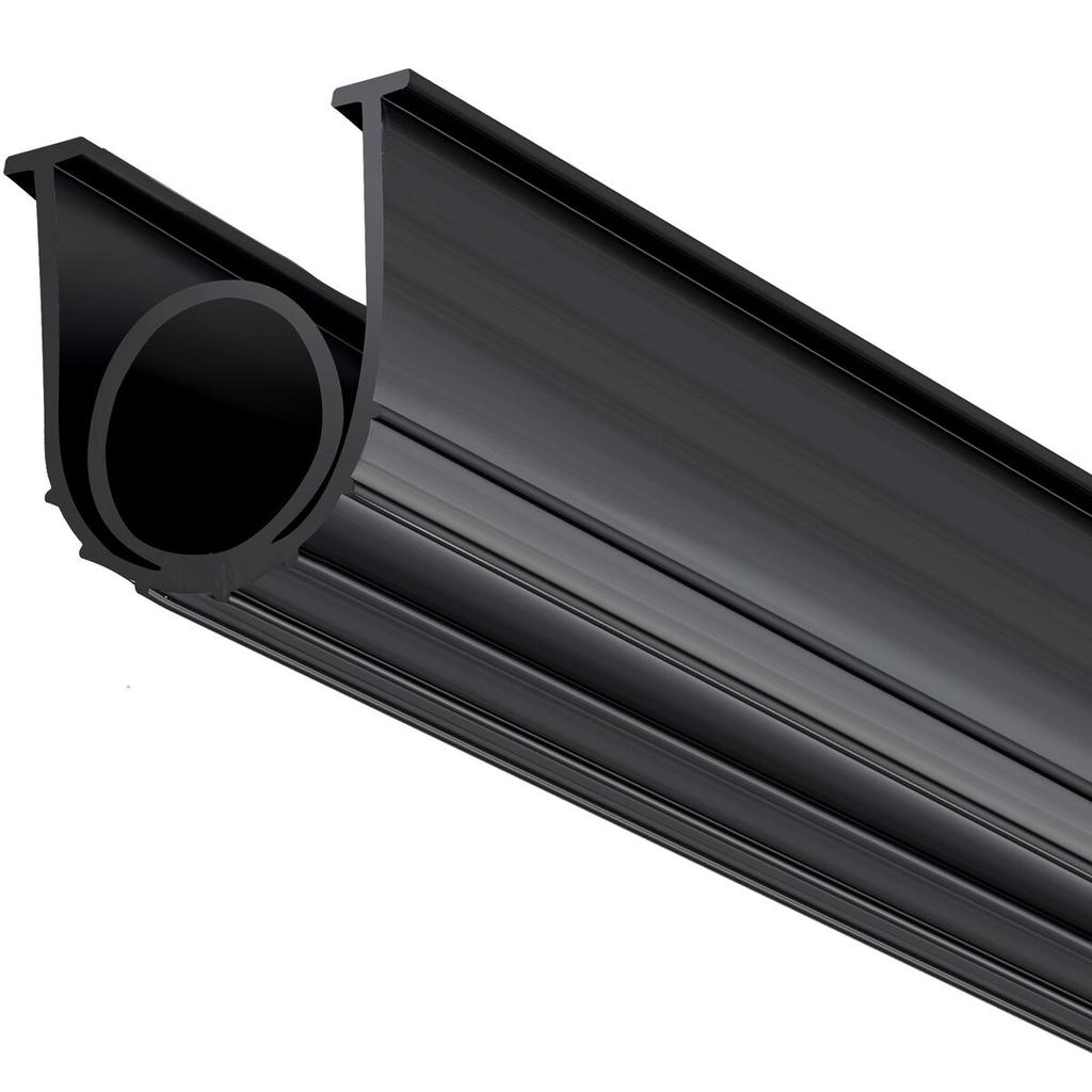 Garage Door Seals Bottom Rubber, U Shape +O Ring Combination Garage Door Bottom Weather Seal, 20ft Weatherproofing Garage Door Seal, 5/16 inch T-ends