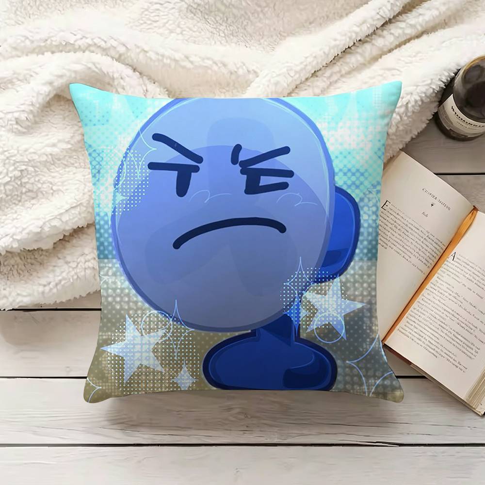 Битва за Остров Мечты II BFDI Наволочка Подушка-подушка для дивана в гостиной Подходит для домашней спальни Декорация комнаты