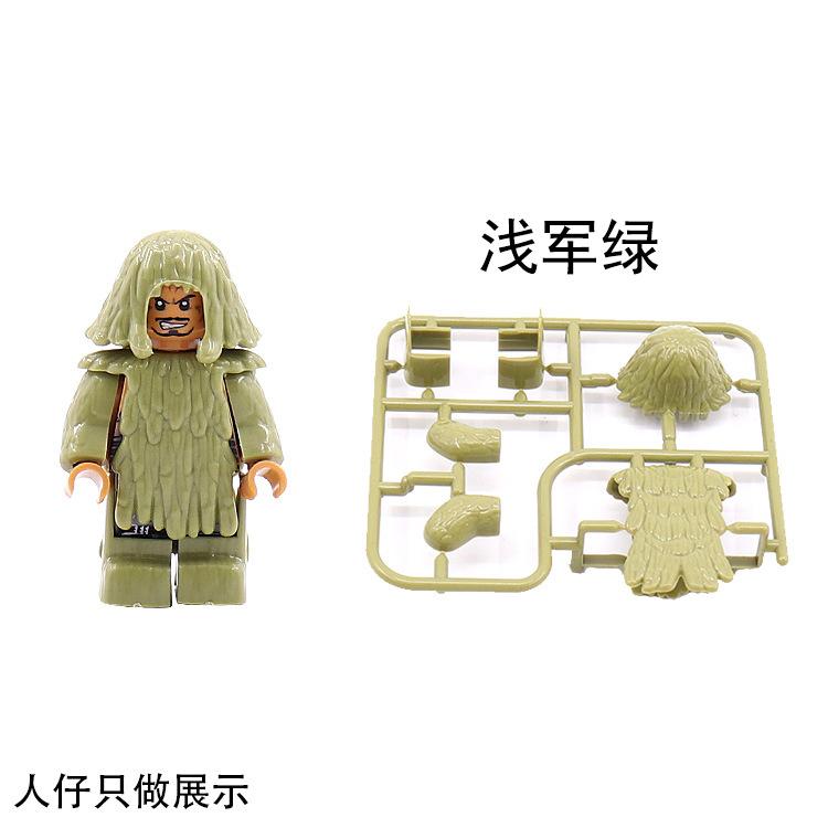 World War Ii Building Block Doll Military Toy Accessories Parachute Weapon Piece Equipment