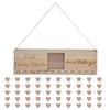 Wooden Craft Calendar Multi Purpose Stylish Complete Tools Wooden DIY Calendar for Gifts Decorations