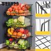 Kitchen Shelf Multi Floor Fruit Storage Basket Storage Rack Vegetable Basket with Wheels