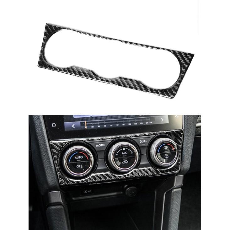 Автомобильная центральная консоль из углеродного волокна, панель переключателей кондиционера, задняя приборная панель, боковое вентиляционное отверстие Cov для Subaru Forester 2013-2018