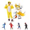 Stylish Blue Cosplay Costume Sonic Hedgehog Theme For Carnival Party