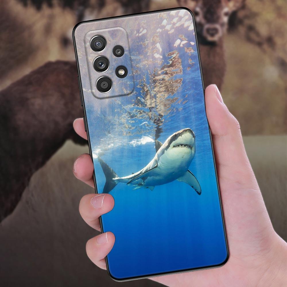 Whale Shark Ocean Phone Cover Galaxy A55 5G Case For Samsung A35 A34 A53 A54 A52 A51 A71 A73 A72 A42 A91 A31 A32 A33 Back Cases