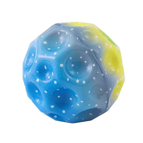 Moon Space Bouncy Balls for Kids Unique Sound Effects Jumping Ball LED Light-Up