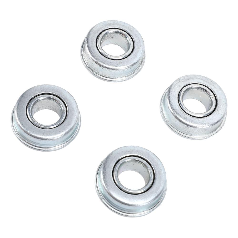 4PCS Heavy Duty Mower Shaft Bearings Silver Ball Bearing Replacement Wheel Drive Mower Bearings