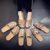 Summer Fabric Women's Linen Slippers