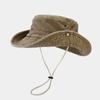 Spring Summer Splicing Large Eaves Water Washing Old Fishing Hiking Hats for Men Outdoor Travel Sun Protection Sun Shading Hats for Women