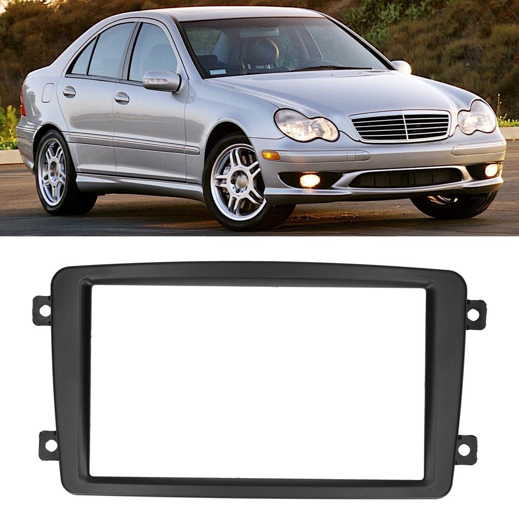 2 Din Автомагнитола Радио Накладка DVD Аудио Рамка на Приборную Панель Подходит для Mercedes Benz C Class W203 02-04