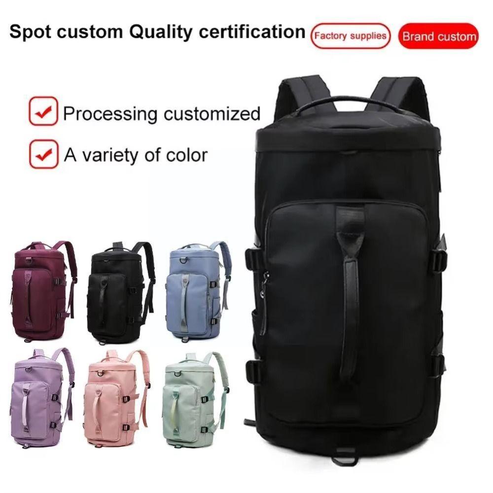 Waterproof Travel Duffel Bag Large Capacity Gym Storage Bag Tote Carry On Backpack
