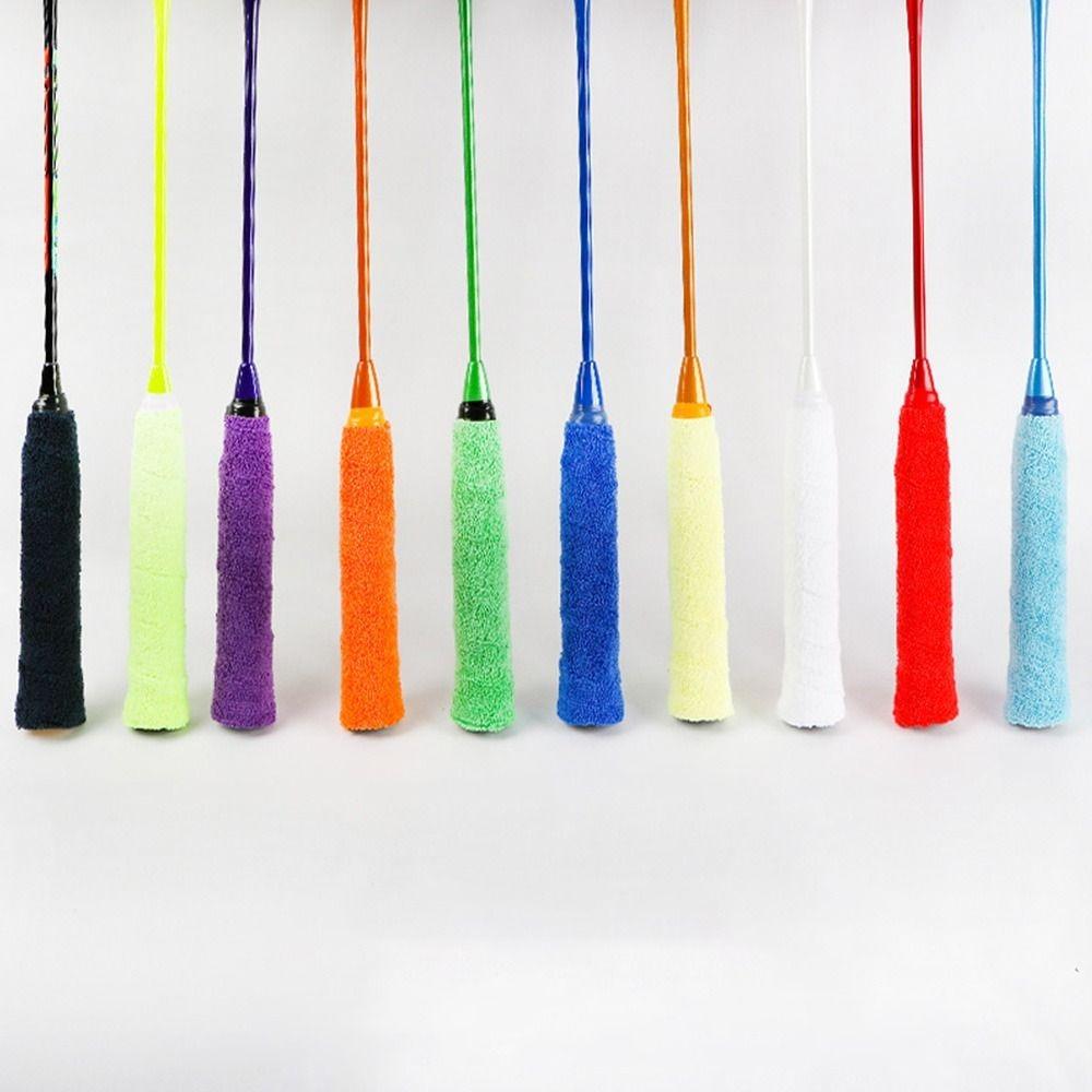 Multi-color Badminton Racket Overgrips Self-adhesive Non-Slip Grip Tape Sweat Band Fishing Rod
