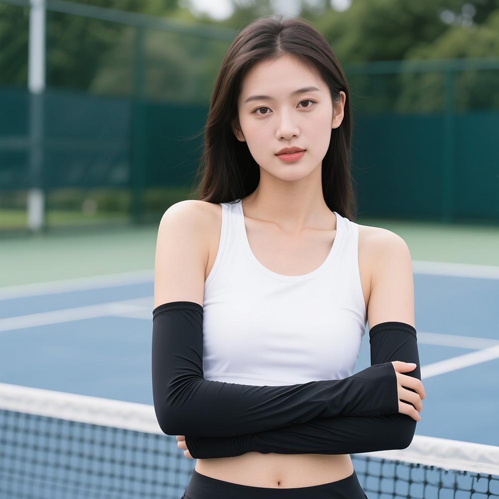 Summer Cooling Sun Protection Sleeves Breathable Driving Sleeves Cycling Sun Protection Arm Muffs