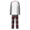 Christmas Day Prints Family Matching Long Sleeve Tops+Pants Set Family Matching Sets