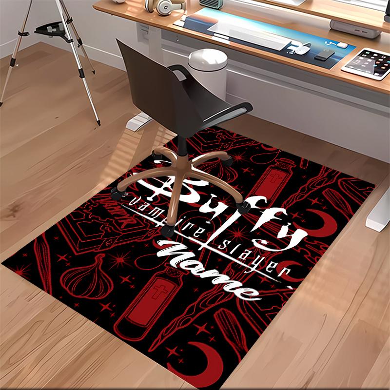 Custom personalization Buffy the Vampire Slayer Print Area Rug - Soft, Washable Non-Slip Indoor Mat,Living Room,Home&Office Decorative Rug
