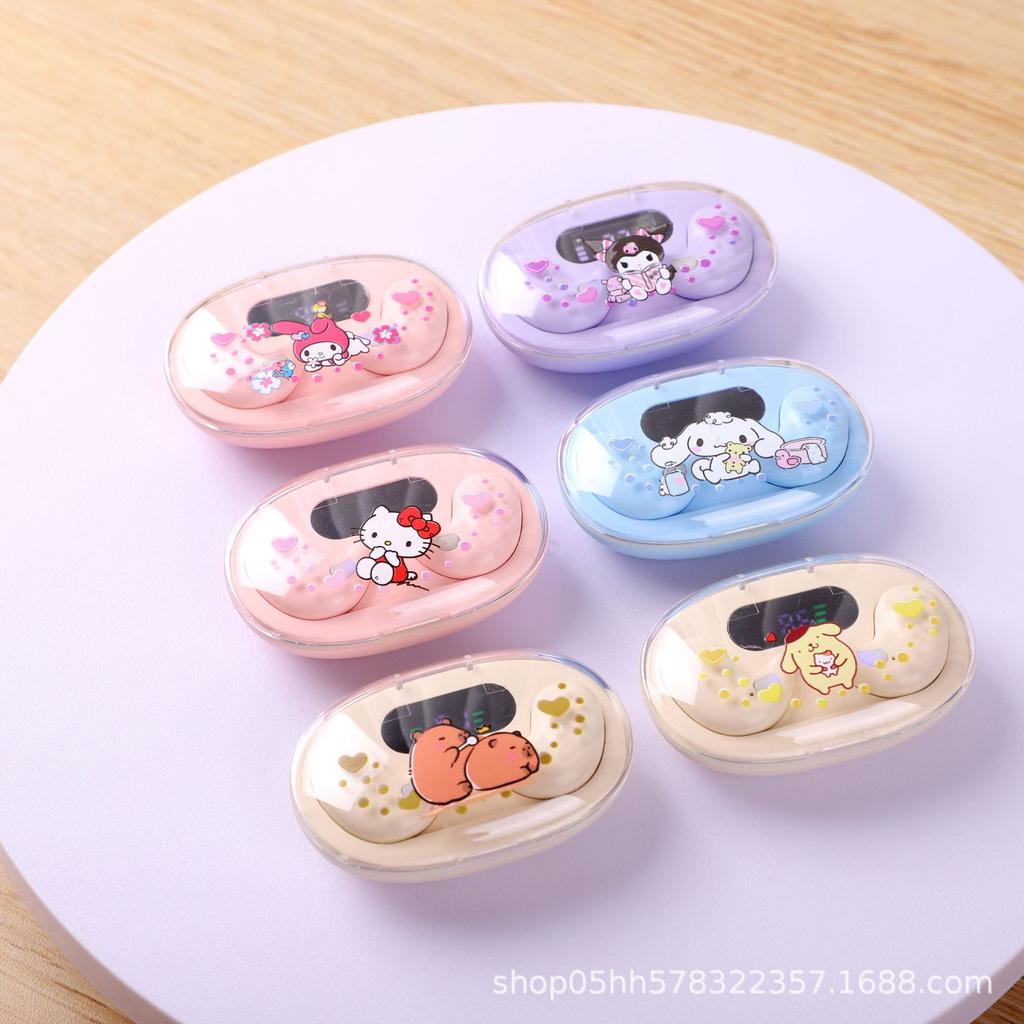 Беспроводные Bluetooth-наушники Hello Kitty с мультяшным чехлом и набором с кошельком