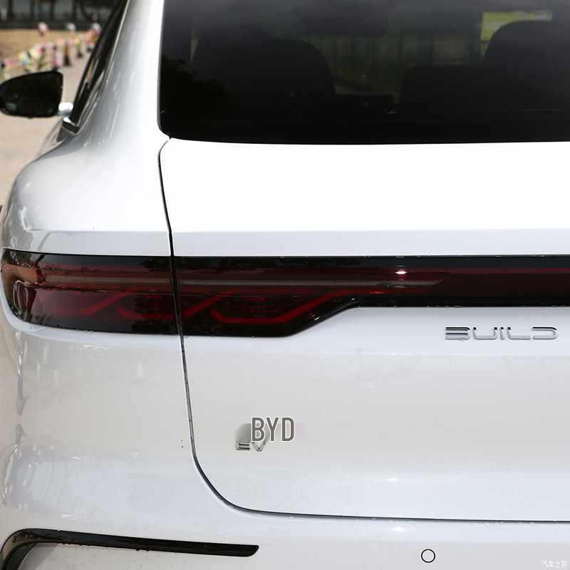 Наклейка на задний значок BYD Han для EV DMI 3.7S Зачерненный Воин Модификация багажника