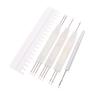 5-Needle Knitting Machine Thread Transfer Tool Picking Needle Pushing Plate Needle Retractor/Puller/Changer Combo Kit