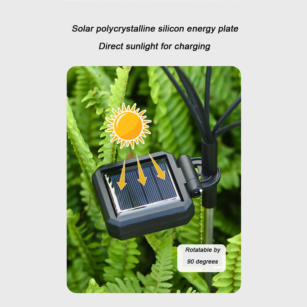 6/8/10 светодиодный солнечный светильник для уличного украшения сада, пейзажные огни, фейерверк, светлячок, газонные лампы, лампа для декора загородного дома