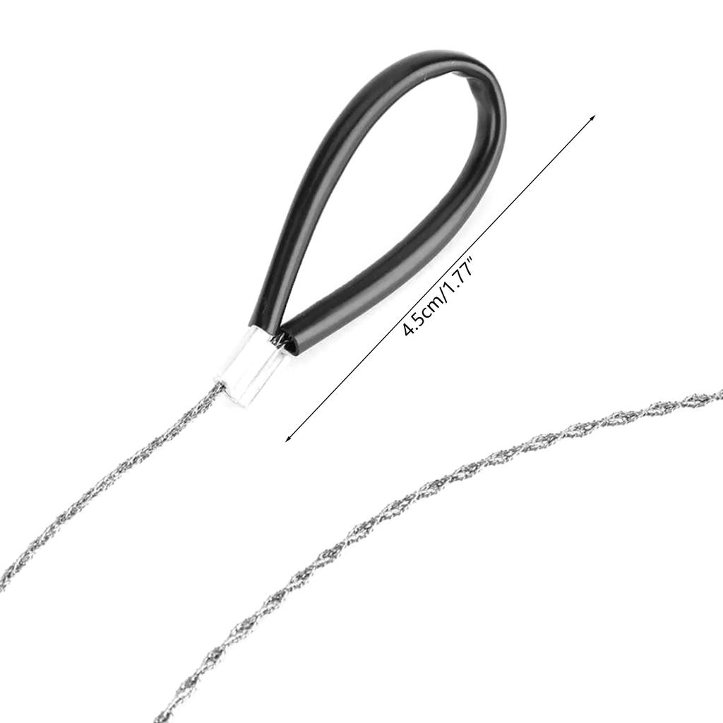 4 шт. Нержавеющая сталь тросовая пила металлическая проволочная пила ПВХ трубный резак инструмент для дерева выживания кемпинга походов охоты