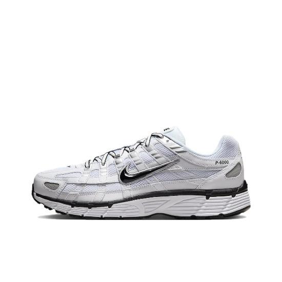 Nike P-6000 Белые Металлик Серебристые Унисекс Кроссовки CD6404-107