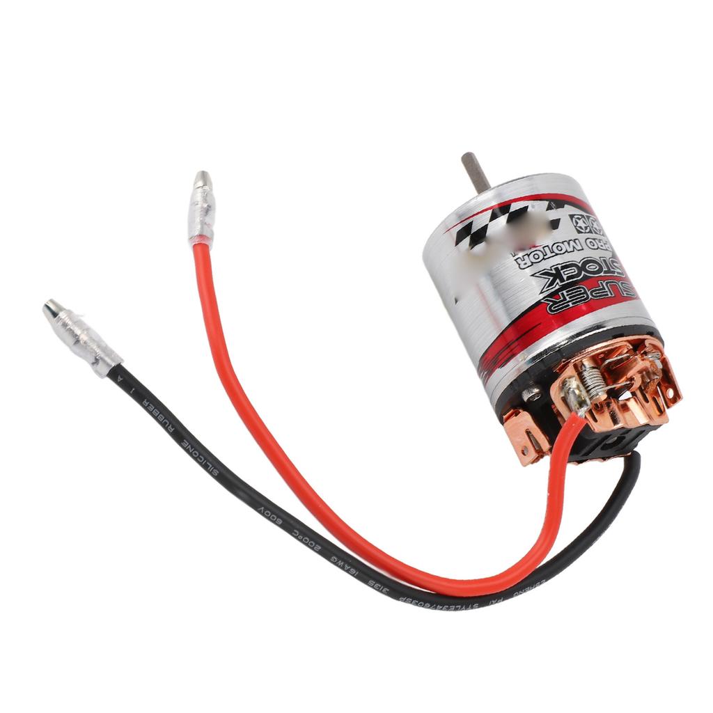 RC Brushed Motor Replacement Wide Compatibility Enhanced  540 RC Brushed Motor Stainless Steel Shell for 1/10 RC Car