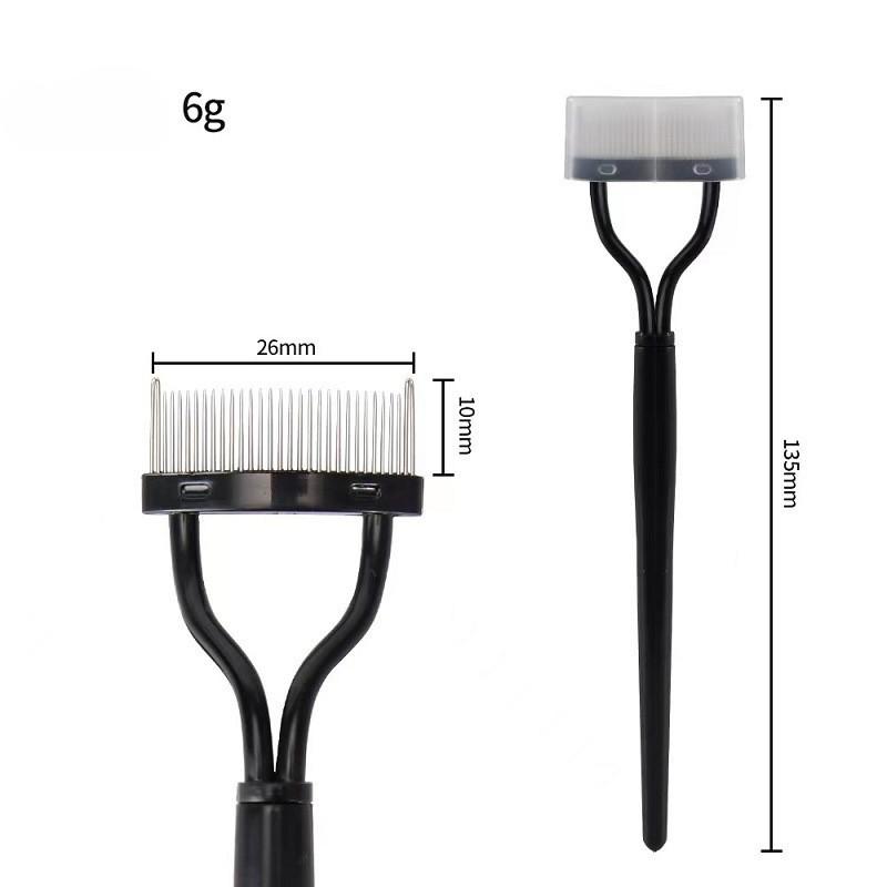 1 шт., металлические зубчики для завивки ресниц, прямые щипцы для завивки ресниц, косметические щеточки для ресниц, расчески, тушь для завивки, инструменты для макияжа из нержавеющей стали