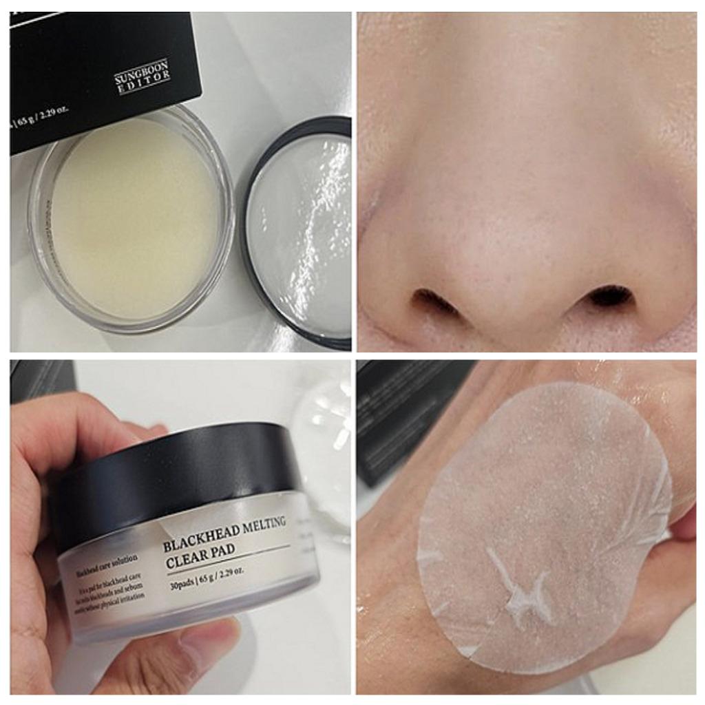 SUNGBOON EDITOR BLACKHEAD MELTING CLEAR PAD 30sheet