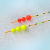 50 Pcs Floating Bobbers Fishing Fluorescent Drift Ball Fishing Float Foam Balls