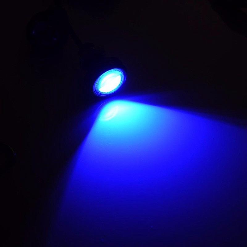 9 Вт 12 В 18 мм красный светодиодный фонарь Eagle Eye автомобильный противотуманный фара Drl дневной задний ход