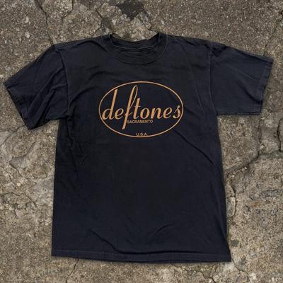 Графическая футболка Deftones 90-х | Унисекс Черная футболка S-5XL Унисекс Футболка Графическая футболка