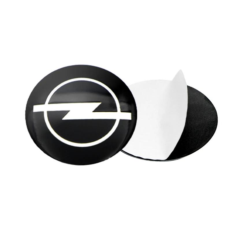 4pc Metal Car Wheel Stickers Wheel Center Sticker rescue tools For Opel Ampera Corsa Astra Crossland Crossland-X Mokka Cascada